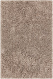 Chandra Rugs Bolero 100% Polyester Hand-Woven Contemporary Shag Rug Tan 9' x 13'
