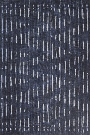 Momeni Novogratz Bolt BOL-1 Machine Made Contemporary Geometric Indoor Area Rug Denim 9' x 12' BOLT0BOL-1DNM90C0