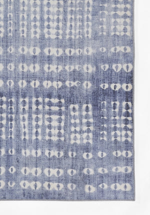 Momeni Novogratz Bolt BOL-2 Machine Made Contemporary Geometric Indoor Area Rug Blue 9' x 12' BOLT0BOL-2BLU90C0