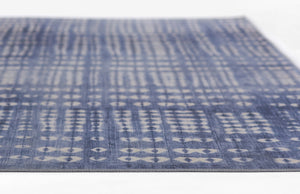 Momeni Novogratz Bolt BOL-2 Machine Made Contemporary Geometric Indoor Area Rug Blue 9' x 12' BOLT0BOL-2BLU90C0