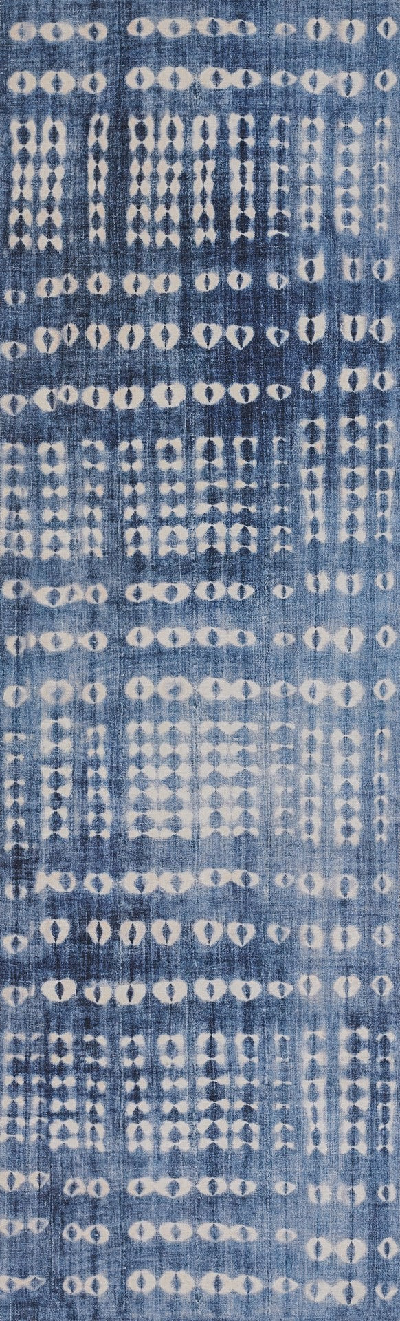 Momeni Novogratz Bolt BOL-2 Machine Made Contemporary Geometric Indoor Area Rug Blue 9' x 12' BOLT0BOL-2BLU90C0