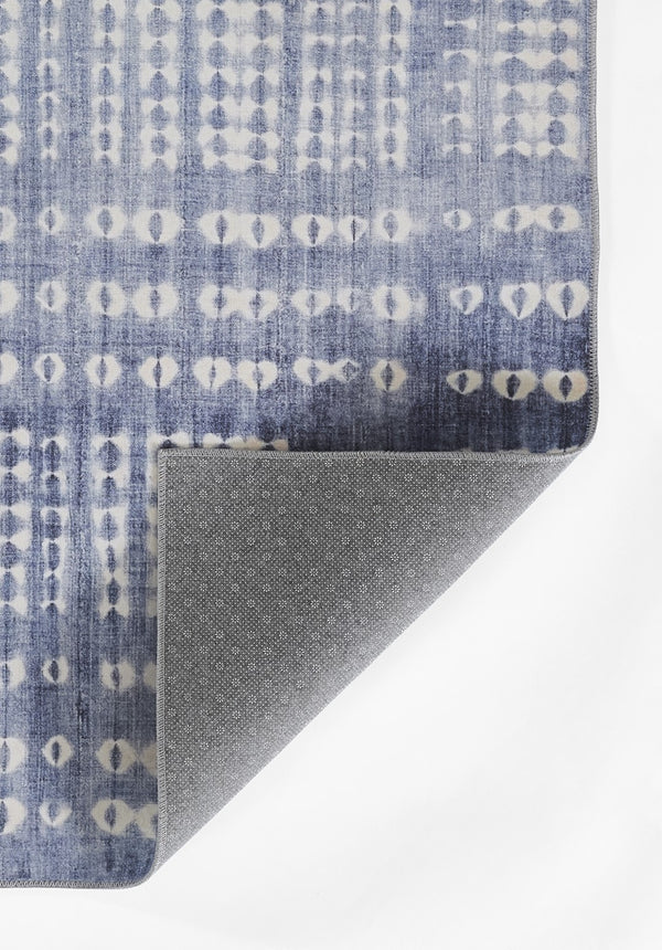 Momeni Novogratz Bolt BOL-2 Machine Made Contemporary Geometric Indoor Area Rug Blue 9' x 12' BOLT0BOL-2BLU90C0