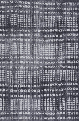 Momeni Novogratz Bolt BOL-2 Machine Made Contemporary Geometric Indoor Area Rug Charcoal 9' x 12' BOLT0BOL-2CHR90C0