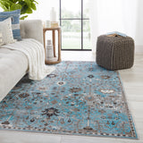 Jaipur Living Borealis Collection BOR14 Zaniah 100% Polypropylene Machine Made Updated Traditional Trellis Rug RUG149946