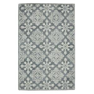 AMER Rugs Boston BOS-34 Hand-Tufted Geometric Transitional Area Rug Dark Gray 7'6" x 9'6"