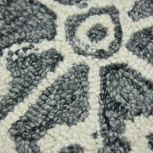 AMER Rugs Boston BOS-61 Hand-Tufted Geometric Transitional Area Rug Gray 7'6" x 9'6"