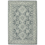 AMER Rugs Boston BOS-61 Hand-Tufted Geometric Transitional Area Rug Gray 7'6" x 9'6"