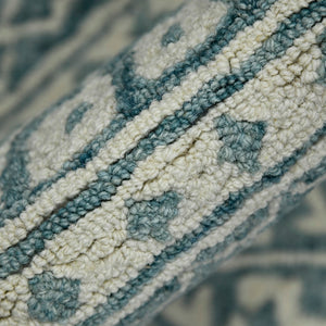 AMER Rugs Boston BOS-64 Hand-Tufted Geometric Transitional Area Rug Blue 7'6" x 9'6"