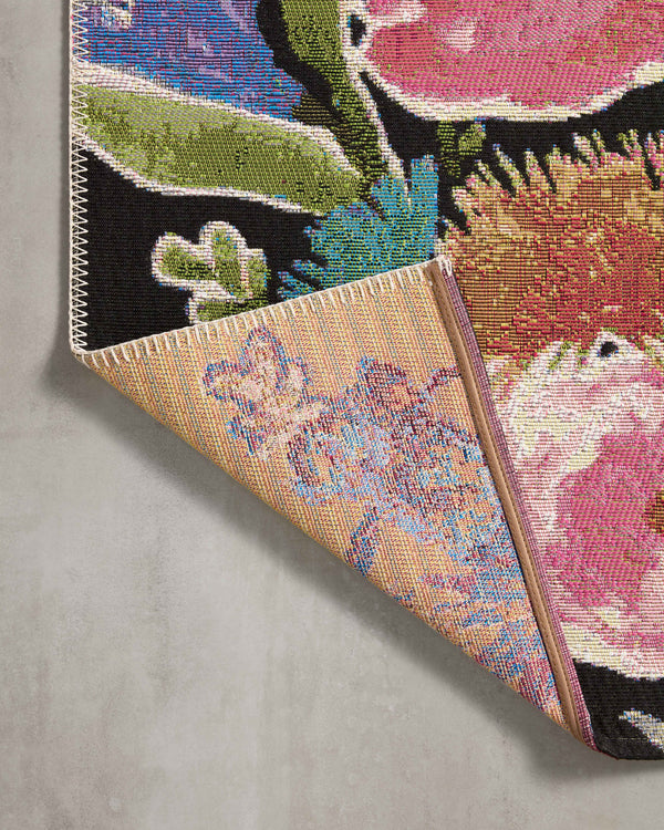 Loloi Loloi II Botanical BOT-01 Indoor/Outdoor Power Loomed Polypropylene | Polyester Rug BOTABOT-01BLMLA6D9