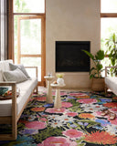 Loloi Loloi II Botanical BOT-01 Indoor/Outdoor Power Loomed Polypropylene | Polyester Rug BOTABOT-01BLMLA6D9