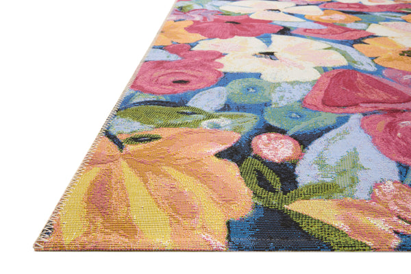 Loloi Loloi II Botanical BOT-02 Indoor/Outdoor Power Loomed Polypropylene | Polyester Rug BOTABOT-02NVMLA6D9