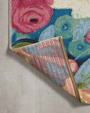 Loloi Loloi II Botanical BOT-02 Indoor/Outdoor Power Loomed Polypropylene | Polyester Rug BOTABOT-02NVMLA6D9