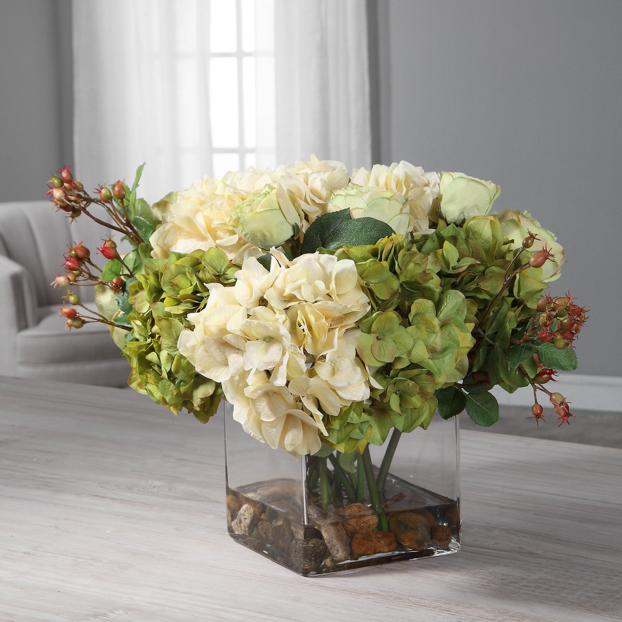 Uttermost Cecily Hydrangea Bouquet - Thumbnail 5