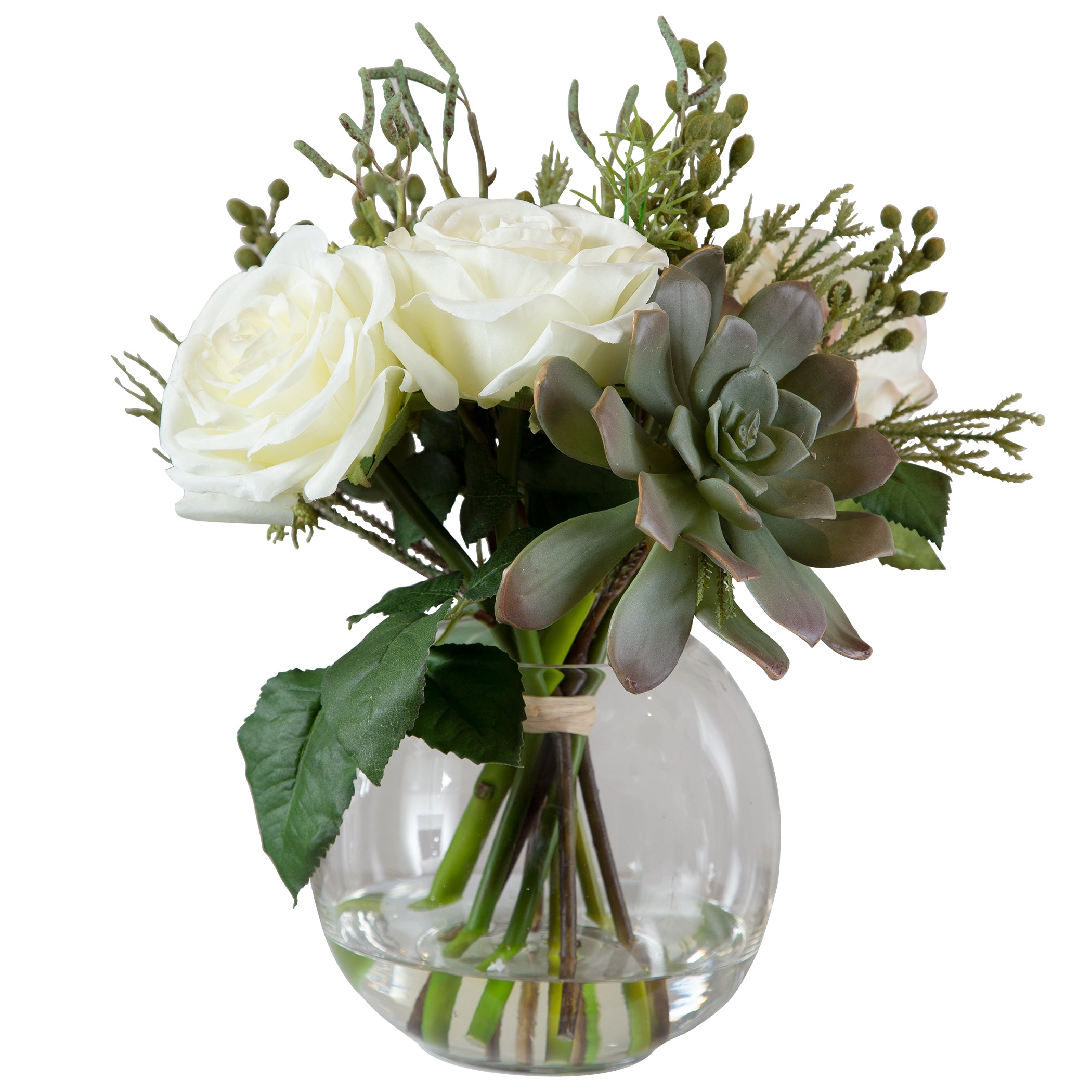 Uttermost Belmonte Floral Bouquet and Vase - Thumbnail 2