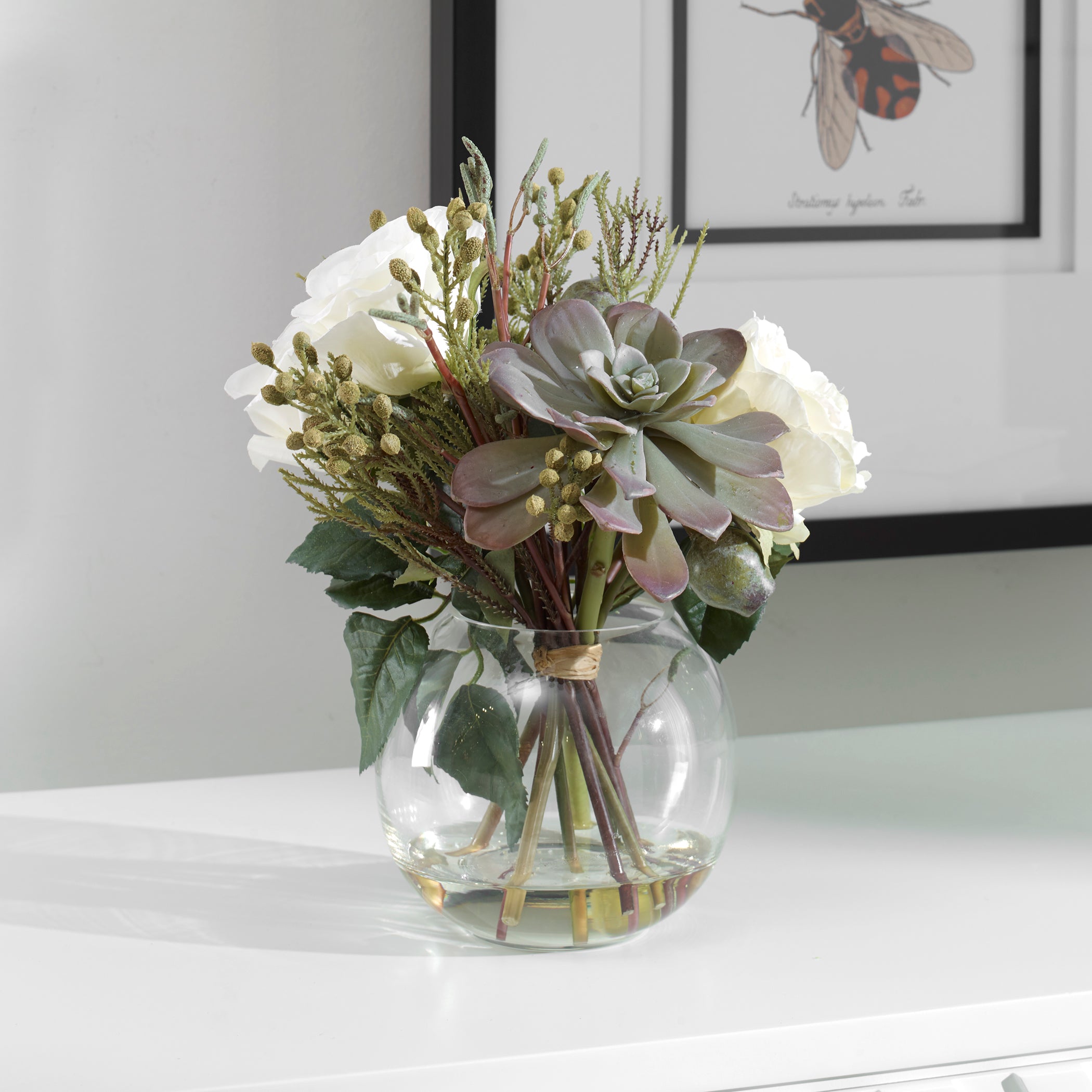 Uttermost Belmonte Floral Bouquet and Vase - Thumbnail 5
