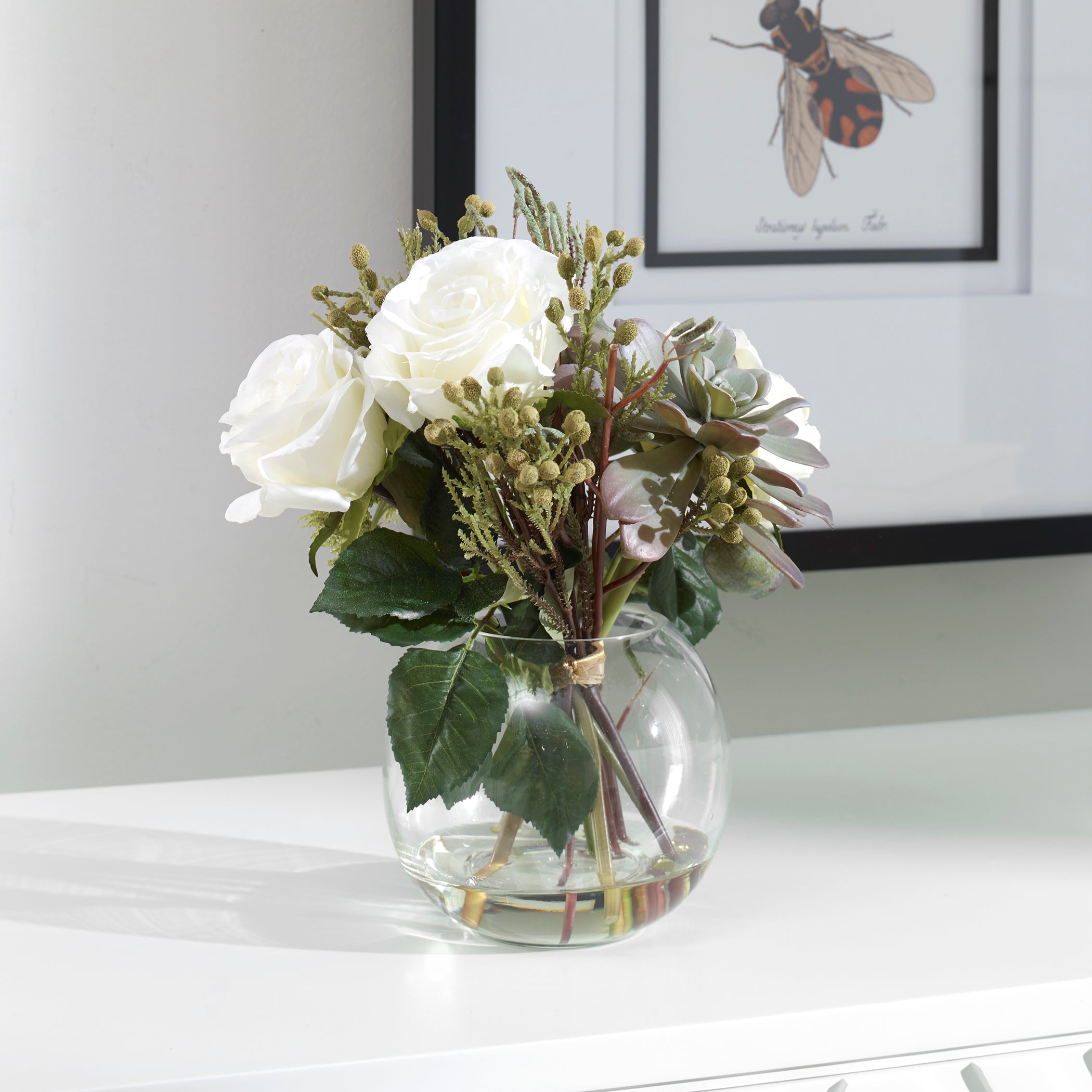Uttermost Belmonte Floral Bouquet and Vase - Thumbnail 3
