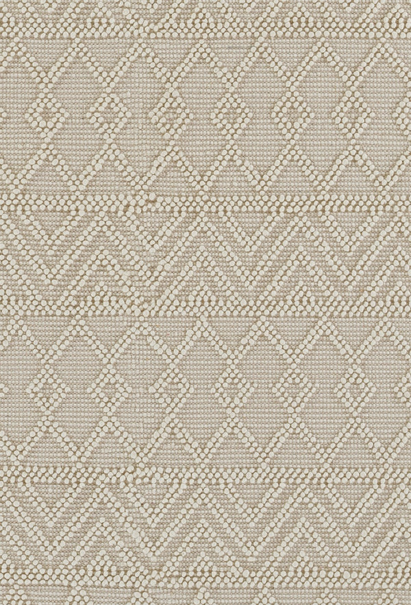 Momeni Boulder BOU-5 Hand Woven Contemporary Geometric Indoor Area Rug Ivory 9' x 12' BOULDBOU-5IVY90C0