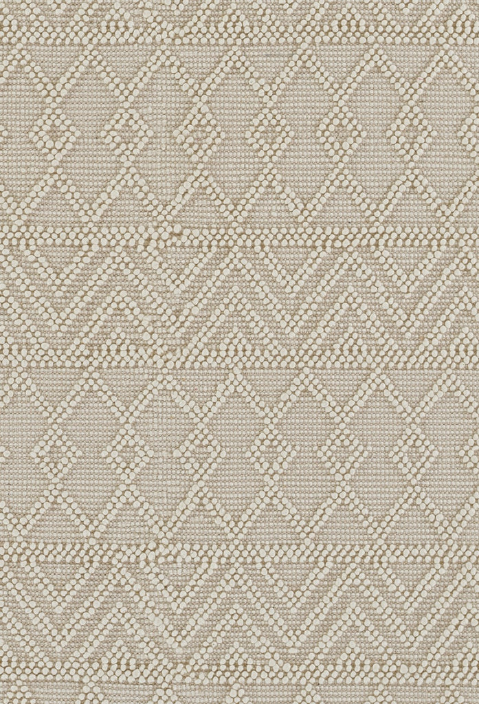 Momeni Boulder BOU-5 Hand Woven Contemporary Geometric Indoor Area Rug Ivory 9' x 12' BOULDBOU-5IVY90C0