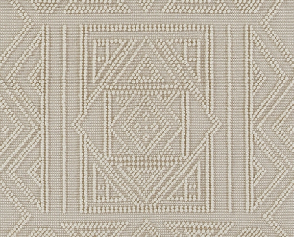 Momeni Boulder BOU-6 Hand Woven Contemporary Geometric Indoor Area Rug Ivory 9' x 12' BOULDBOU-6IVY90C0
