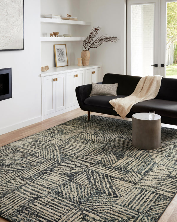 Loloi Bowery BOW-01 100% Polypropylene Pile Power Loomed Contemporary Rug BOWEBOW-01MDTA96C6