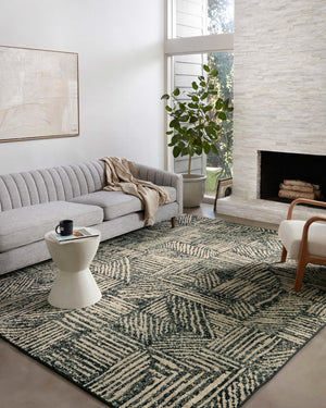 Loloi Bowery BOW-01 100% Polypropylene Pile Power Loomed Contemporary Rug BOWEBOW-01MDTA96C6