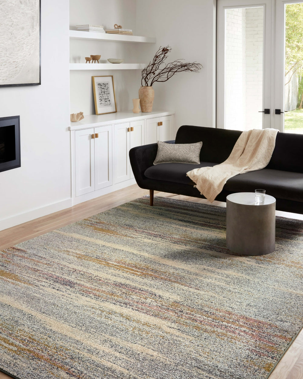 Loloi Bowery BOW-04 100% Polypropylene Pile Power Loomed Contemporary Rug BOWEBOW-04PPML96C6