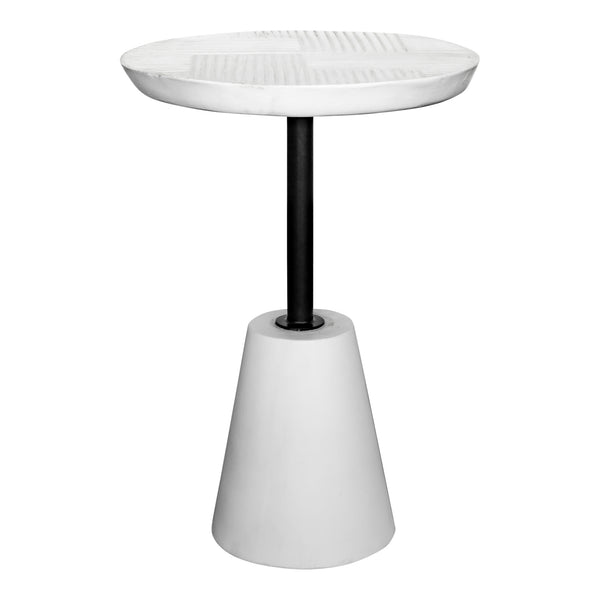 Moe's Home Foundation Outdoor Accent Table White