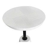 Moe's Home Foundation Outdoor Accent Table White