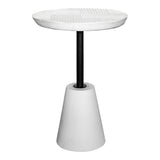 Moe's Home Foundation Outdoor Accent Table White