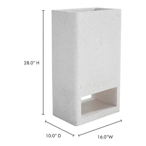 Bristol Planter Ivory Terrazzo