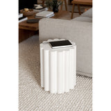 Taffy Outdoor Stool White