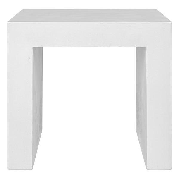 Moe's Home Lazarus Outdoor Stool White BQ-1064-18