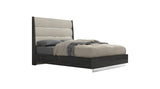 Whiteline Modern Living Pino Bed Queen BQ1752-DGRY/LGRY
