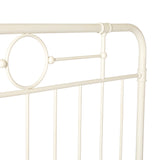 Metal Pipe Queen Bed - Antique White