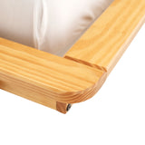 Modern Wood Queen Spindle Bed - Light Oak