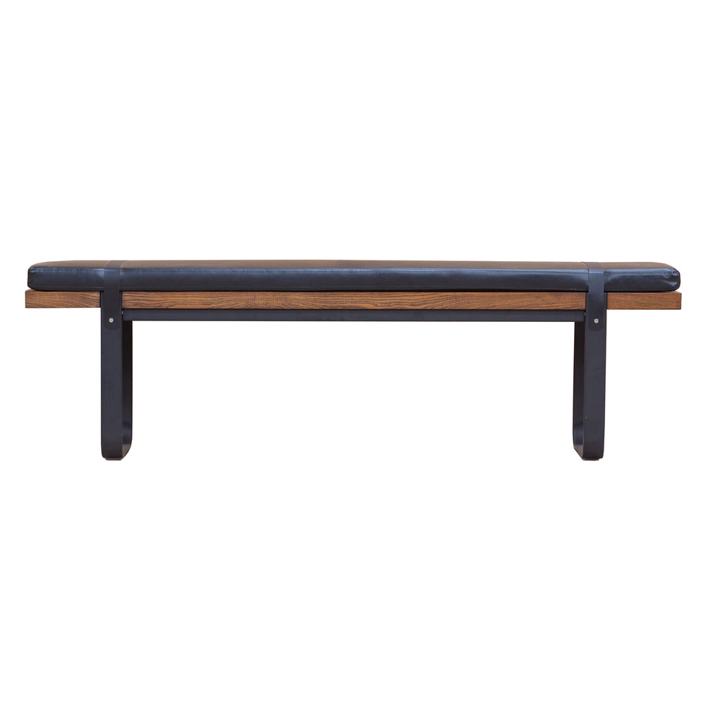 LH Imports Brooklyn Upholstered Bench BR016