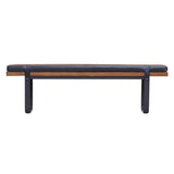 LH Imports Brooklyn Upholstered Bench BR016