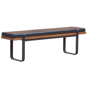 LH Imports Brooklyn Upholstered Bench BR016