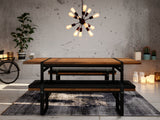 LH Imports Brooklyn Upholstered Bench BR016