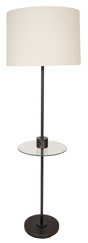 Brandon Floor Lamp with USB Port in Oil Rubbed Bronze