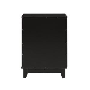 Walker Edison Lacy Transitional/ 18" Solid Wood 1-Drawer Framed Nightstand BR18LACNSBL