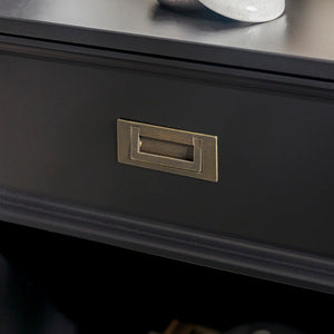 Walker Edison Lacy Transitional/ 18" Solid Wood 1-Drawer Framed Nightstand BR18LACNSBL