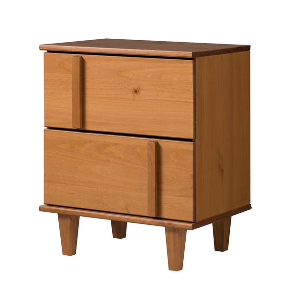 Walker Edison Bronx Modern/ 20" Modern Solid Wood Dresser -Caramel BR20BRXNSCA
