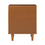 Walker Edison Bronx Modern/ 20" Modern Solid Wood Dresser -Caramel BR20BRXNSCA