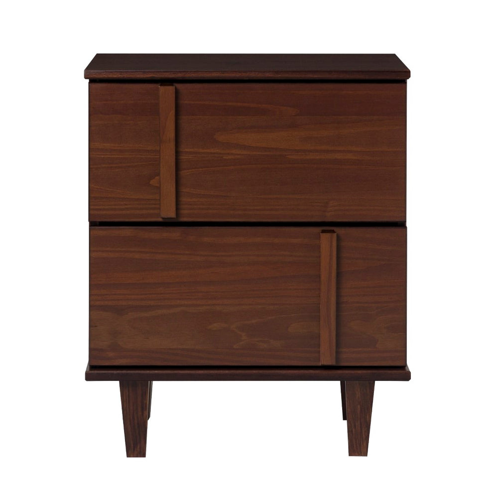 Walker Edison Bronx Modern/ 20" Modern Solid Wood Dresser BR20BRXNSWT