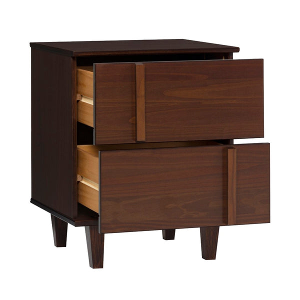 Walker Edison Bronx Modern/ 20" Modern Solid Wood Dresser BR20BRXNSWT