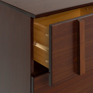 Walker Edison Bronx Modern/ 20" Modern Solid Wood Dresser BR20BRXNSWT