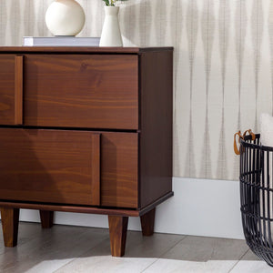 Walker Edison Bronx Modern/ 20" Modern Solid Wood Dresser BR20BRXNSWT