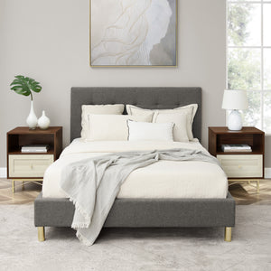 Walker Edison Gwen 1 Drawer Modern Nightstand Set XIIXR BR20GWN1DDWWP-2PK