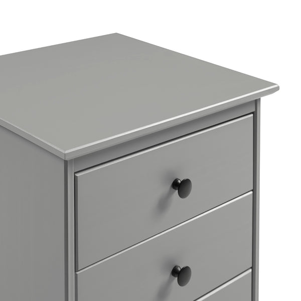 Walker Edison Spencer Modern/Transitional 3-Drawer Solid Wood Nightstand BR3DNSGY